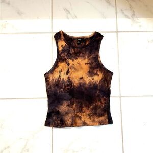 Rustic, tie dye crop top from SHEIN, size small.